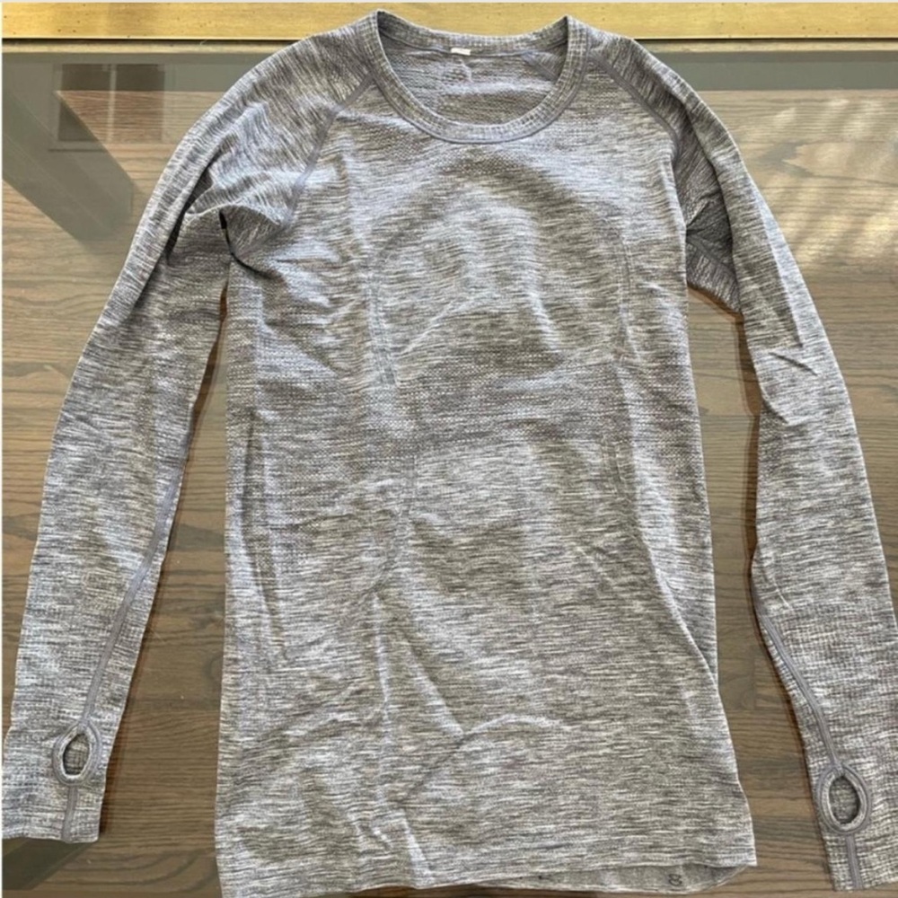 lululemon athletica Gray Swiftly 2.0 Long Sleeve Top